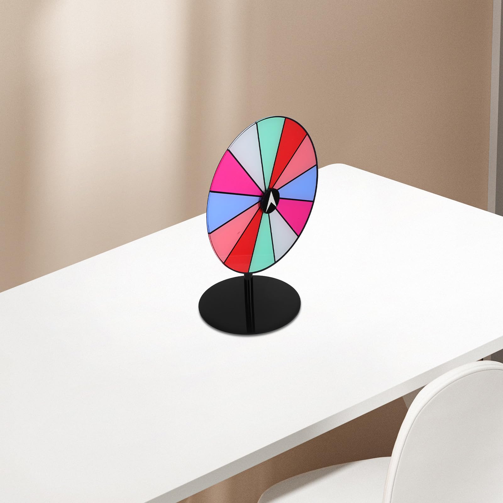 TOYANDONA Jeu Roulette Russe Lanceur de Ballons Plaque Rotative Jouet Interactif de Fête pour Anniversaire Famille Activité Entreprise Prop Farce Accessoire Couleur Aléatoire