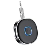 Bluetooth Receiver, LAICOMEIN Portable 3.5mm Aux Car Adapter, Bluetooth Wireless Audio Receiver for Car/Home Stereo/Wired Headphones/Speaker, 16H Battery Life