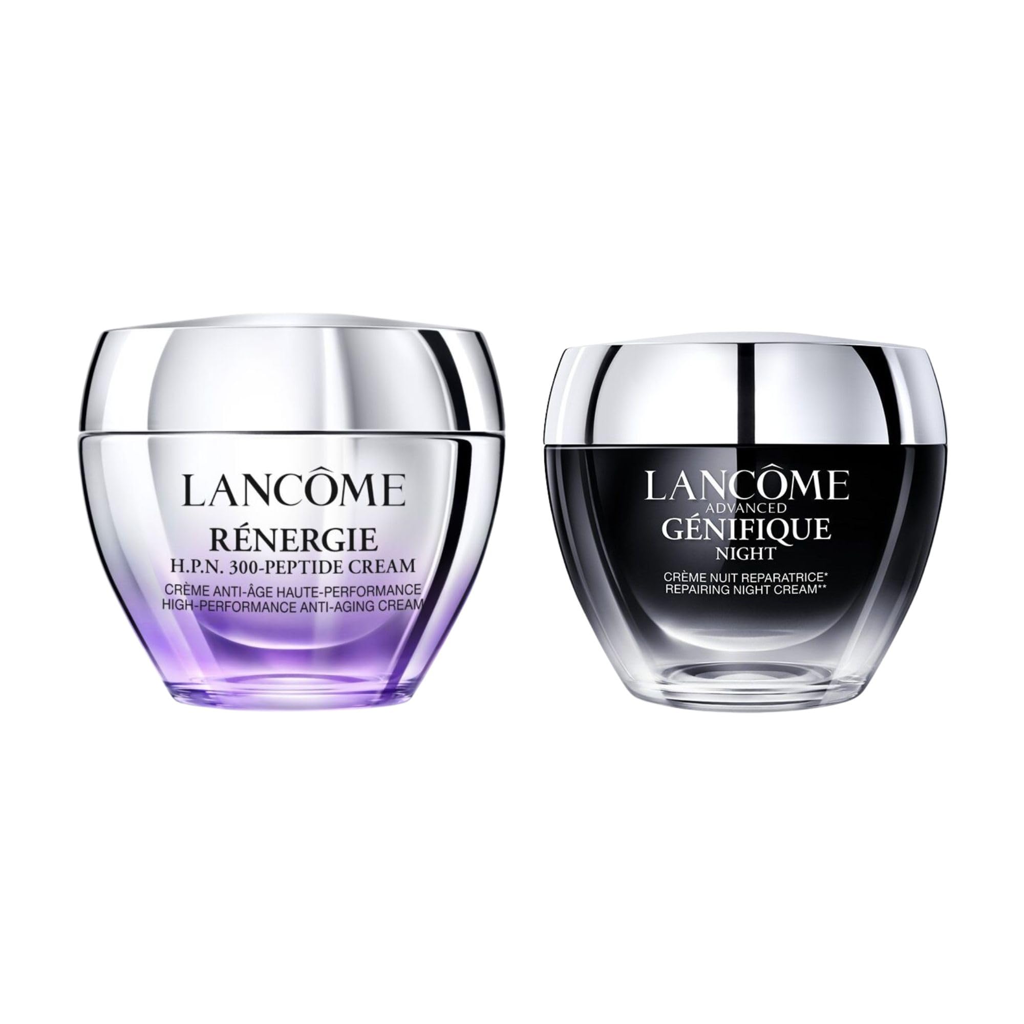 Lancôme Rénergie H.P.N. Cream 50 ml + Advanced Génifique Nachtcreme 50 ml | Straffende Tagesformel für glattere Haut kombiniert mit intensiver Feuchtigkeitsversorgung während der Nacht