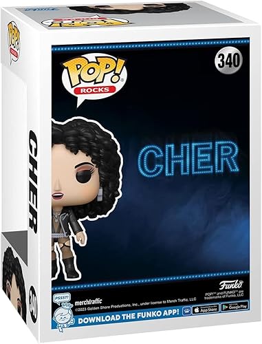 Miniatura 3 de POP Rocks Cher - If I Could Turn Back Time Funko - Figura de vinilo (incluye funda protectora de caja compatible), multicolor, 3.75 pulgadas