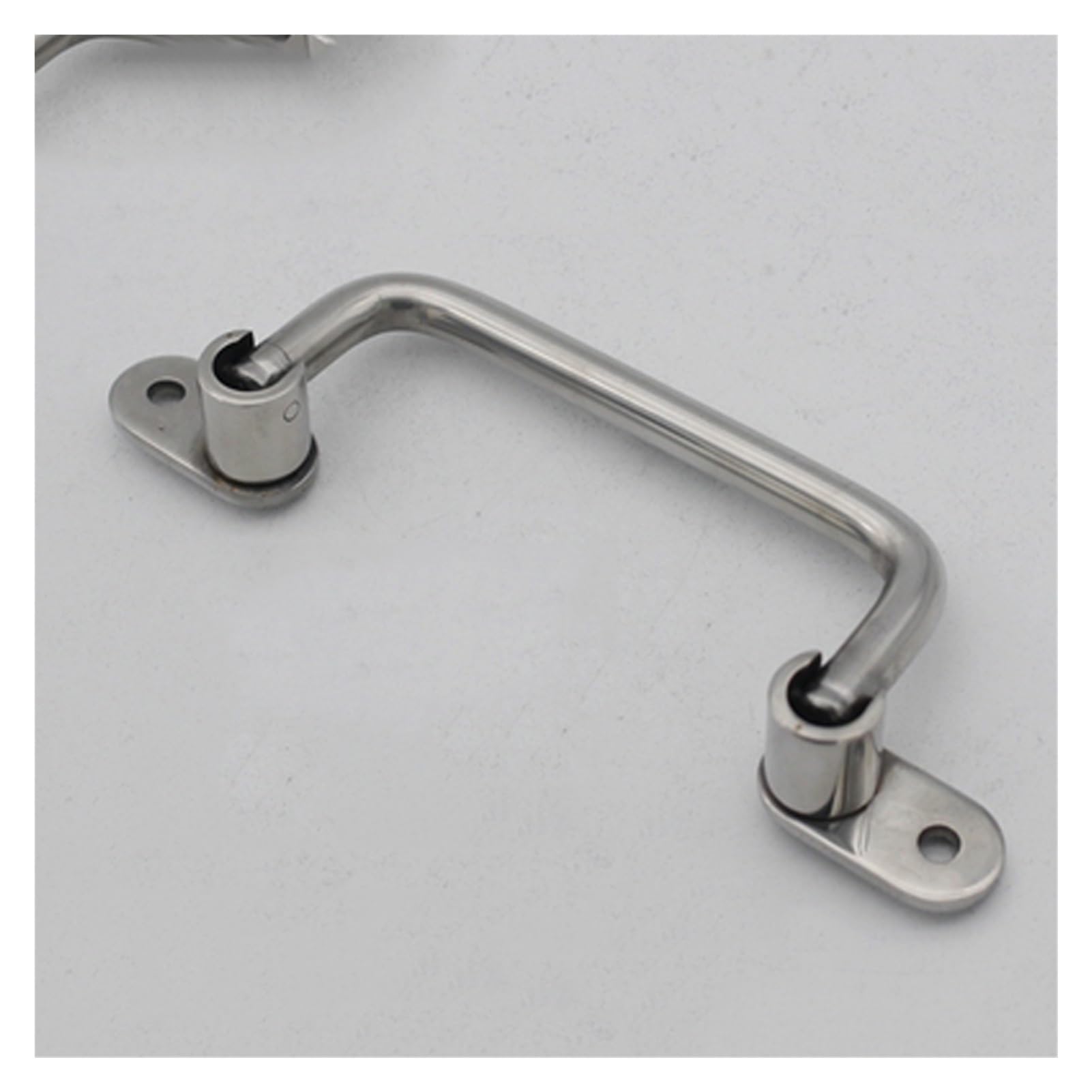 Asa plegable de acero inoxidable para caja industrial y equipo con muelle externo