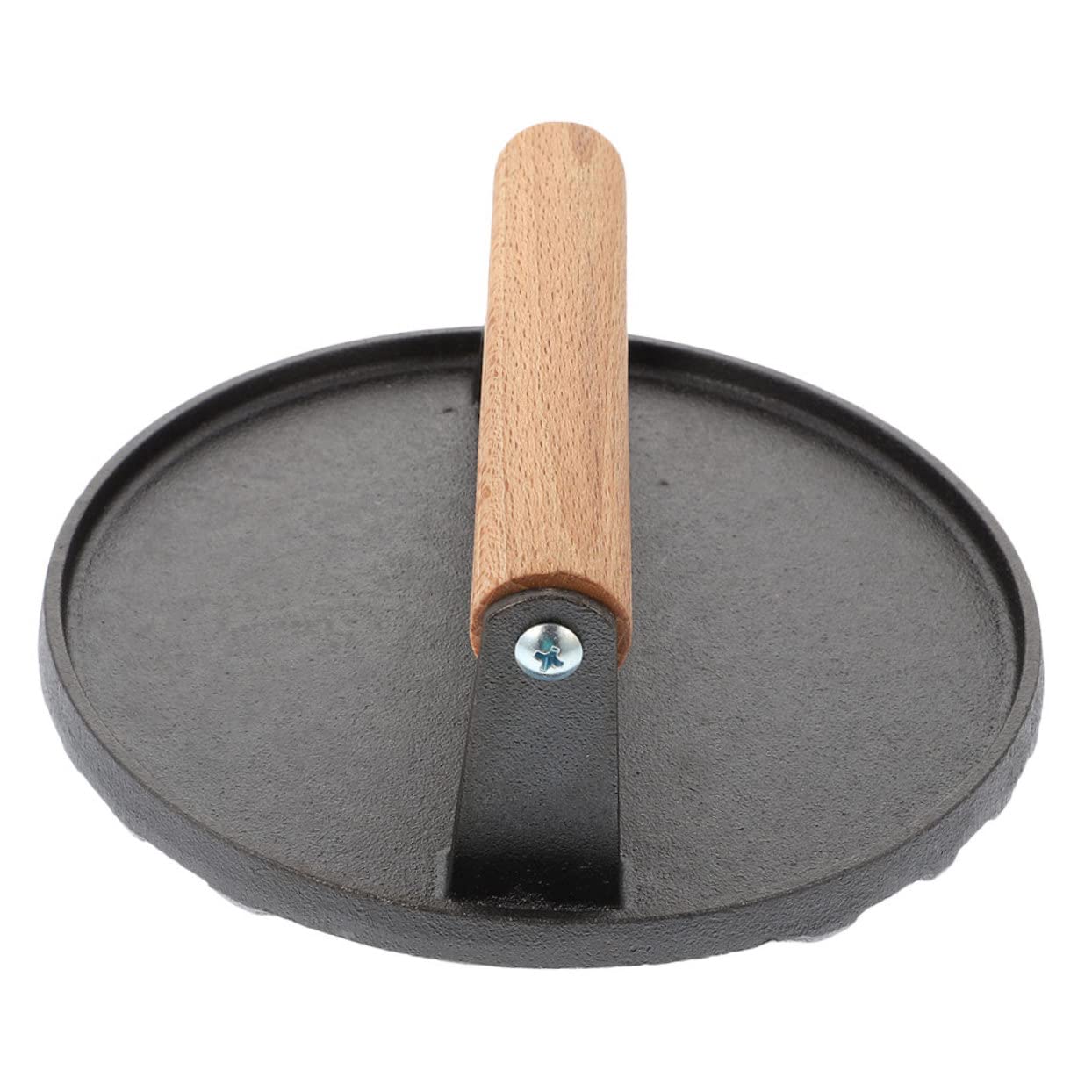 SUPVOX Pressa per Carne in Ghisa Pressa per Bistecche Utensil Cucina per Preparare Hamburger Uniformi Facil Usare Pulire