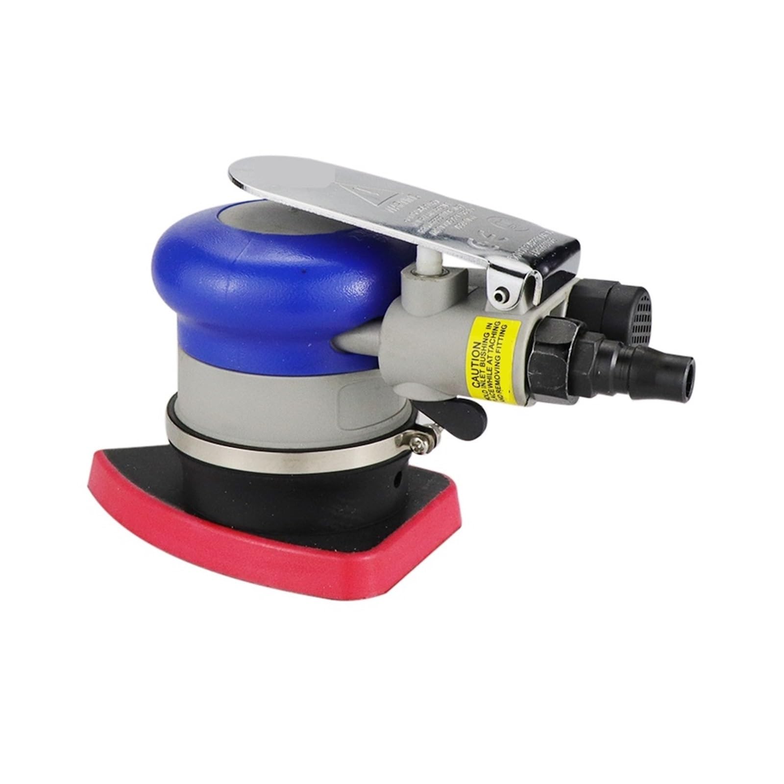 Doppelschleifmaschine, Bandschleifer, Pneumatische SandPneuer Poliermaschine Werkzeug 70 * 100 Dreieck Auto Innensitz Poliermaschine Holzschleifer Poliermaschine zum Schärfen