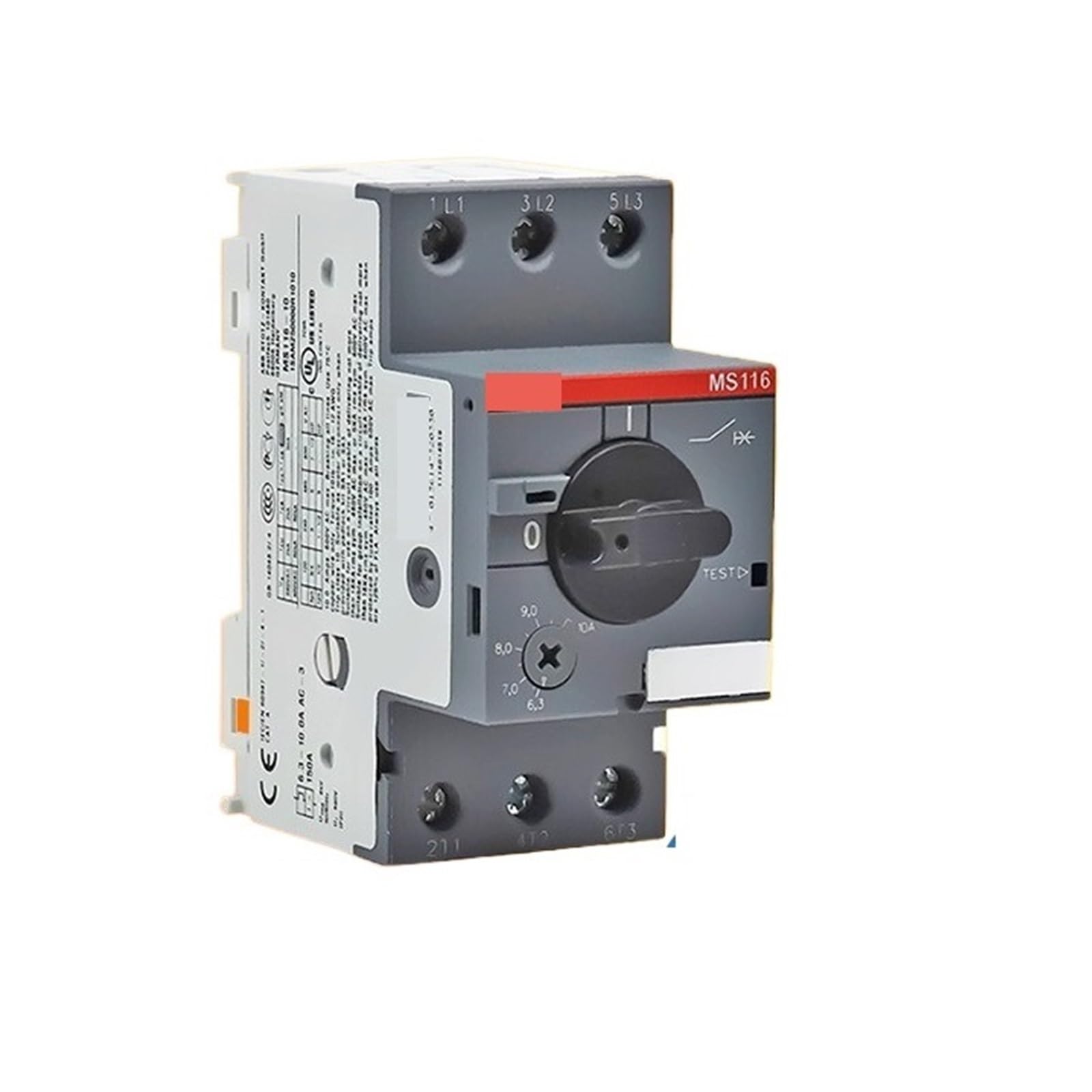 Disjoncteur de protection moteur MS116-0.4 pour eliminer les courts circuits
