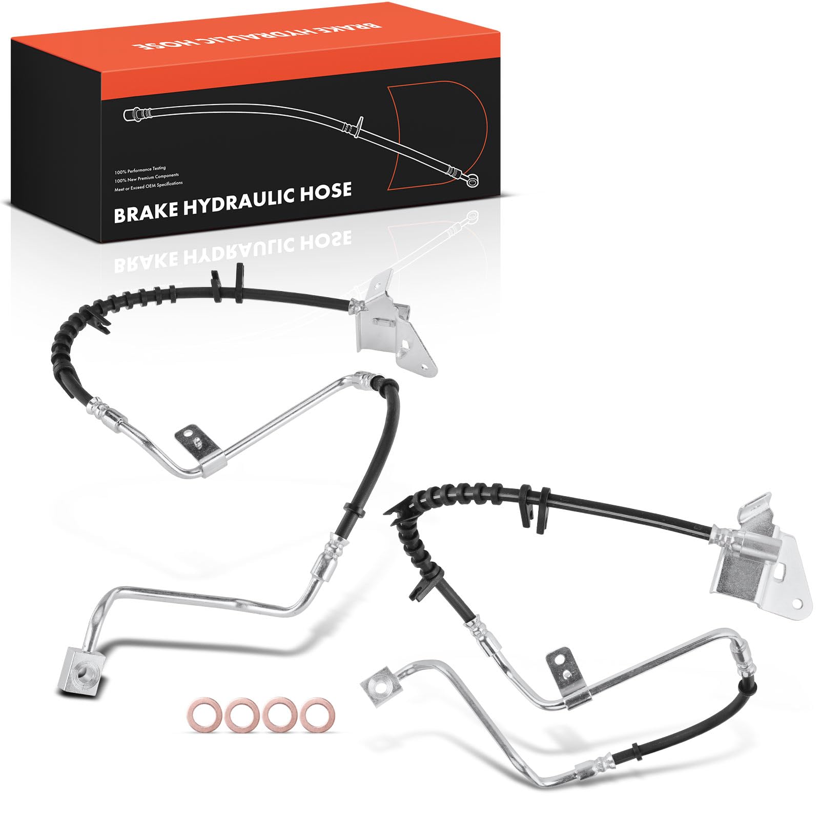 Frankberg 2 mangueras de freno delantera izquierda y derecha 2203271 | Compatible con: Grand Cherokee II WG WJ