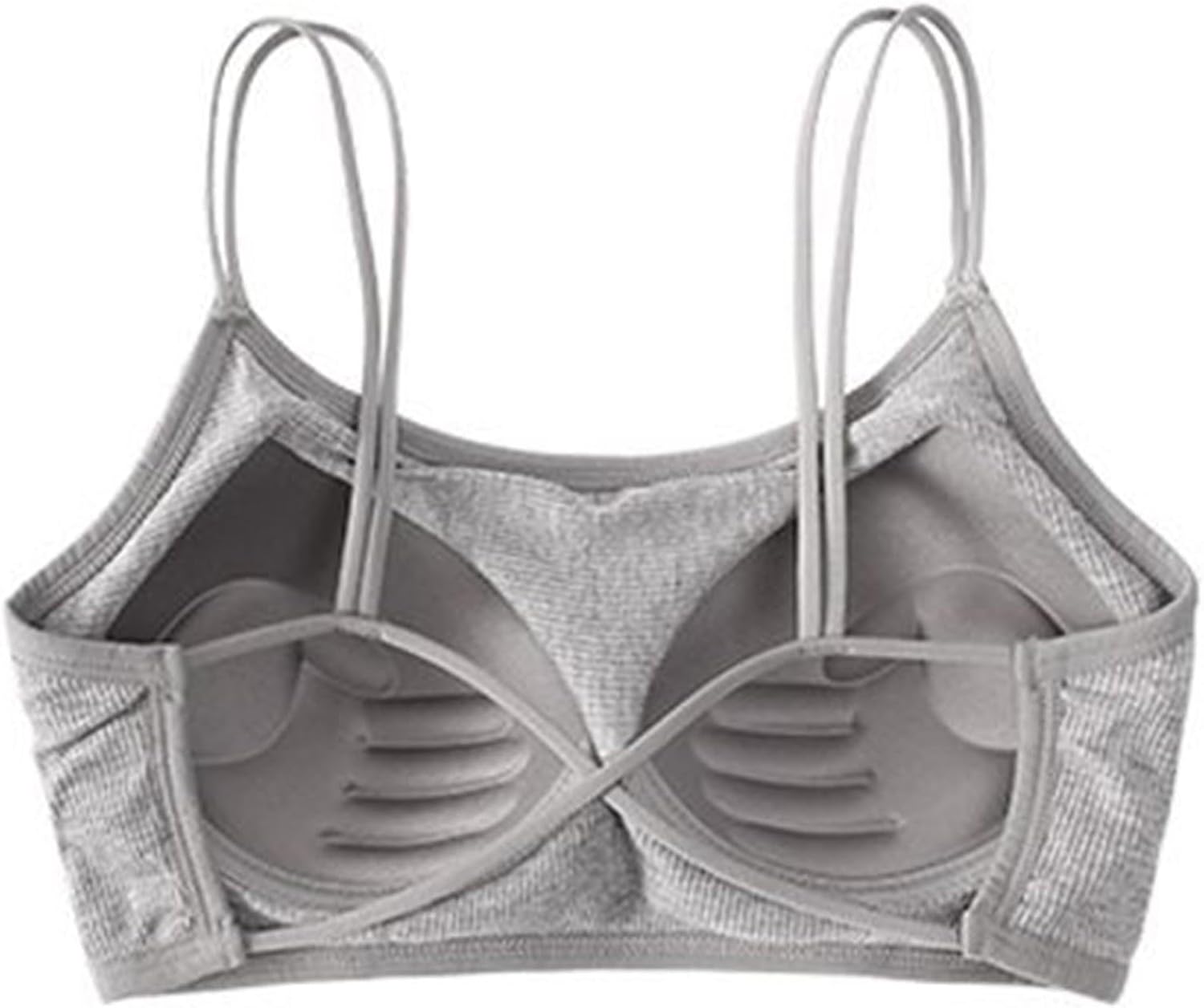 Women’s Seamless Bras Spaghetti Strap Supportive Active Wear Sports Bras Full Coverage Wireless Comfort Bralettes