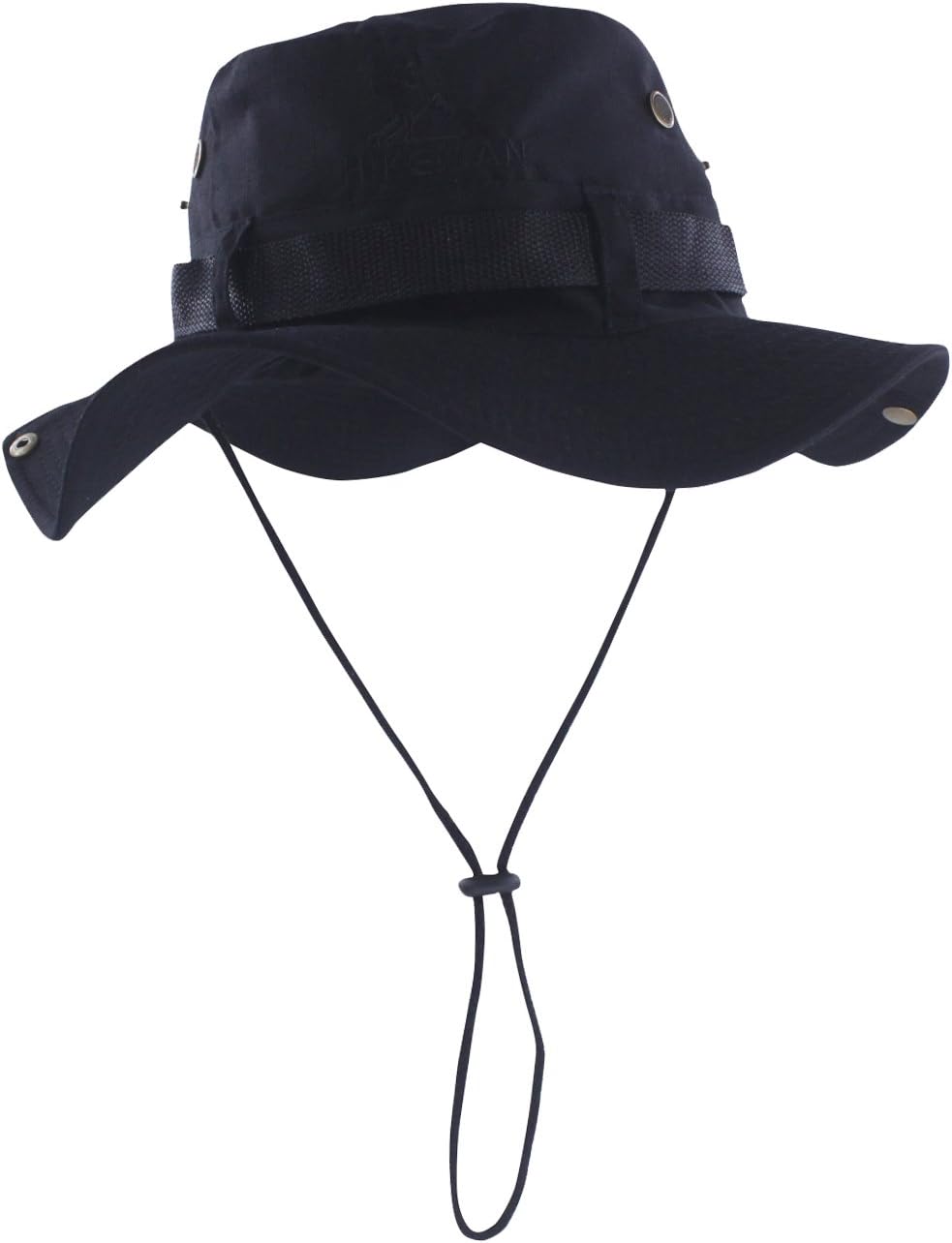 HIKEMAN Fishing Hats for Men and Women, Adjustable Chin Strap and Breathable Ventilation Holes,Foldable UV Protection Sun Hats Designed for Summer,Pool,Hiking,Camping,Travel,Beach