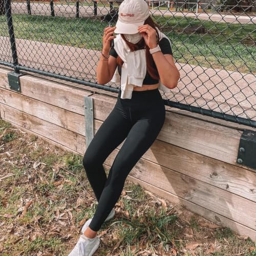 Image of TNNZEET High Waisted Leggings for Women - No See Through Tummy Control Cycling Workout Yoga Pants with Pockets Reg & Plus