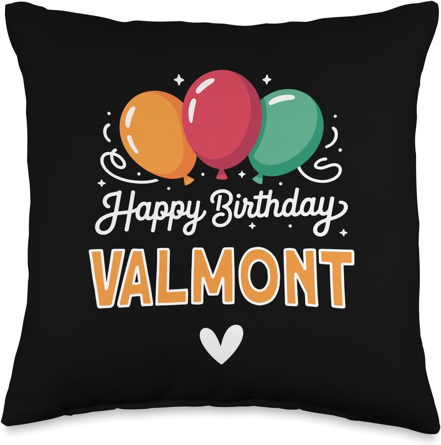 Happy Birthday Saying Valmont Throw Pillow Happy Birthday Saying Valmont Throw Pillow