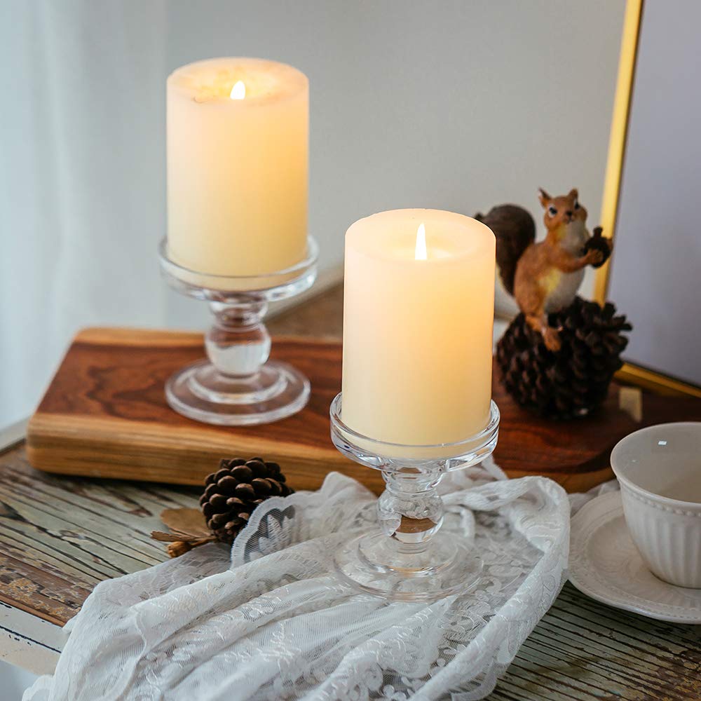 Set di 6 portacandele conici dorati e vintage, portacandele in vetro per centrotavola, decorazione autunnale, per Natale