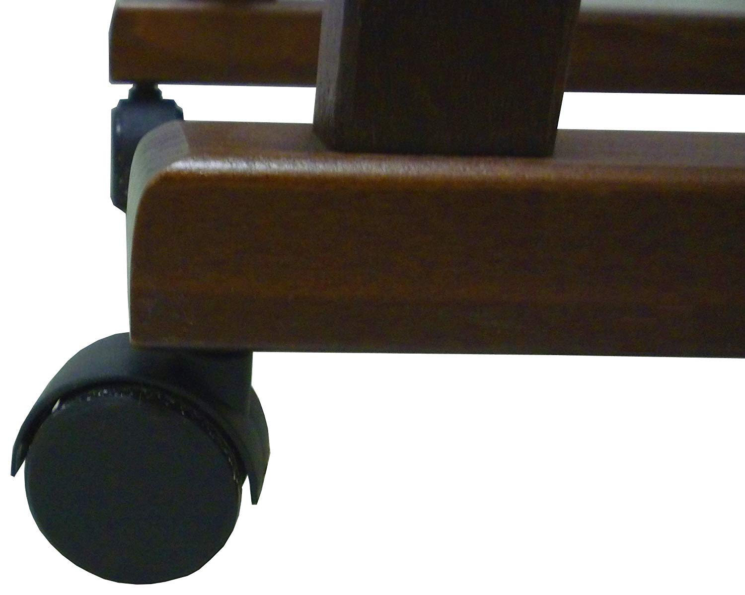 Liberoshopping Appendiabiti Indossatore Porta Abiti in Legno Noce Marrone Servo Muto per Camera