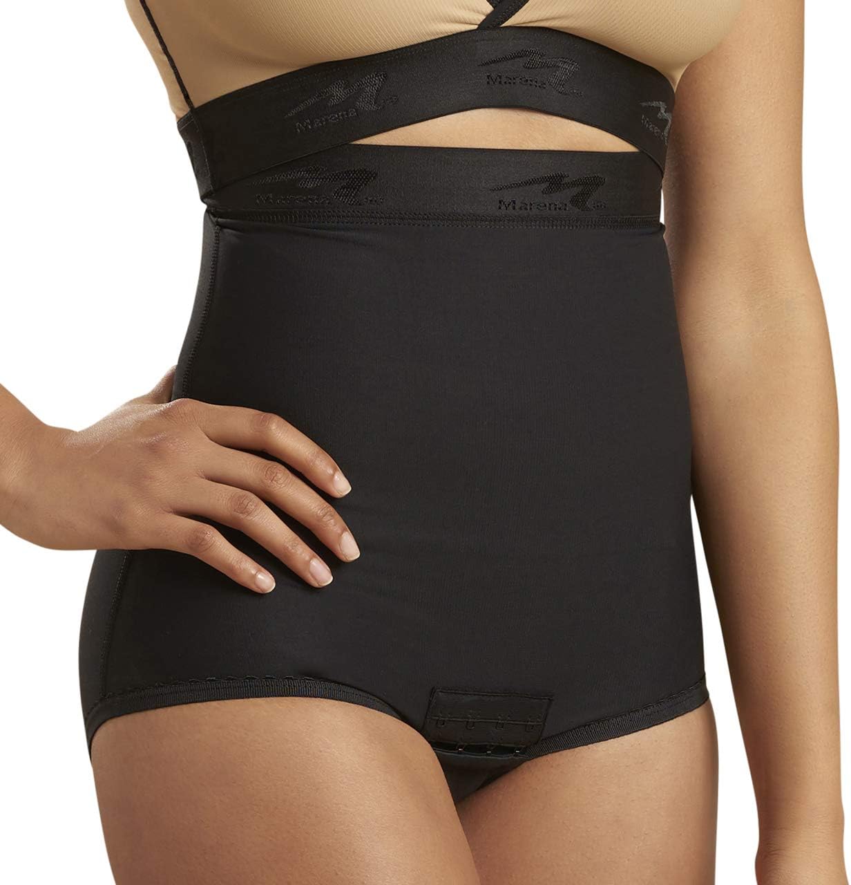 MARENA Second Stage Support Girdle with No Legs by Comfortwear LGA2 S Black