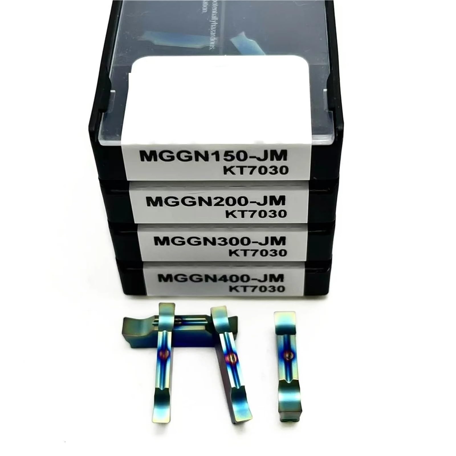 Outil De Tour À Lame En Acier Trempé, Alliage CNC Bleu, 10 Pièces(MGGN300-JM KT7030)