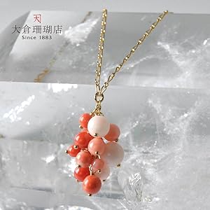 Amazon.co.jp: [大倉珊瑚店] ペンダントネックレス ミッド ガーネ 胡