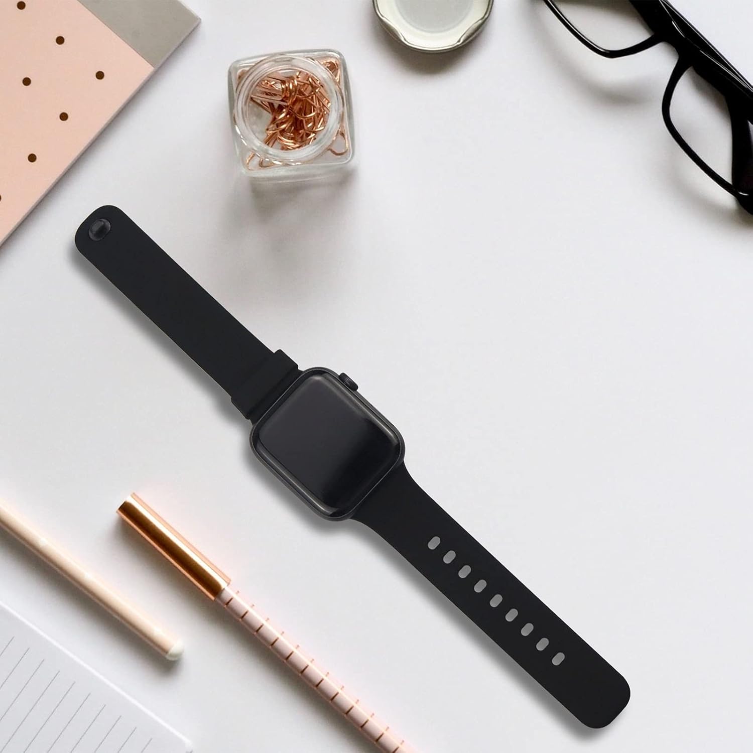 TopPerfekt classical design Sport Strap Compatible with Apple Watch Straps 42/44/45/49mm - Image 5