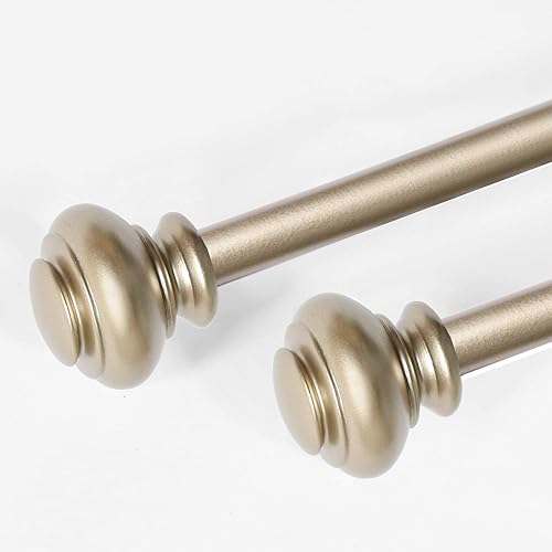 Miniatura 3 de Turquoize - Cortineros decorativos para ventanas con remates clásicos de 7.6  10.16 cm de diámetro.