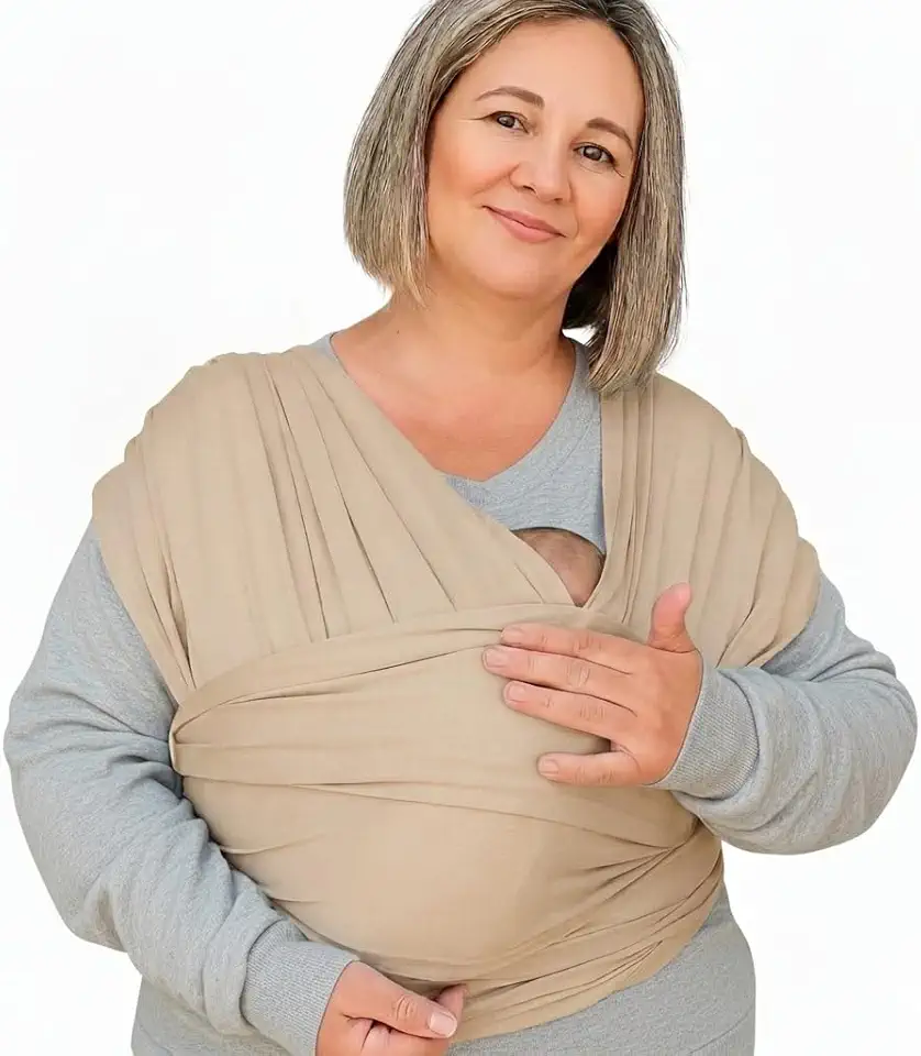 Sling Plus Size para Bebê Recém-Nascido Wrap Canguru Ajustável e Respirável para Passeios