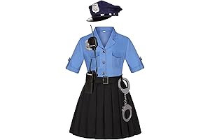 Police Officer Costume for Girls