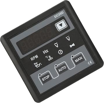 Generator Controller Module DC20D Generator Controller Control Panel Automatic Control Module for Diesel Generator Dynamo