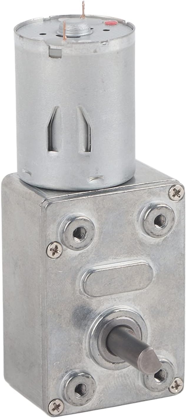 Motoriduttore A Vite Senza Fine 12V - 62 RPM, Coppia Elevata, Reversibile CW/CCW - Foto 4