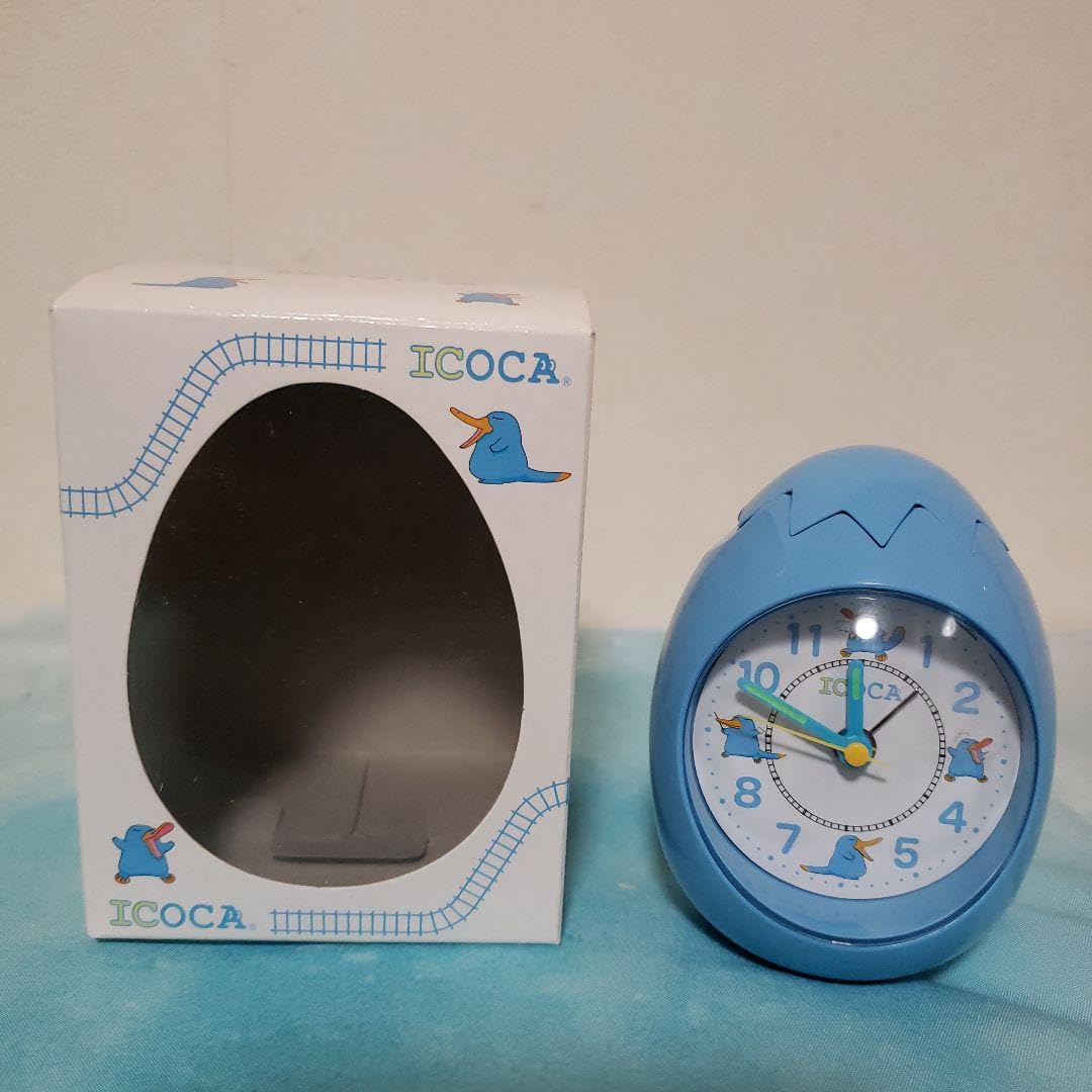 JR西日本　限定非売品　ICOCA イコカ　目覚まし時計　カモノハシ　イコちゃん JR西日本「ICOCA」20周年! 「カモノハシのイコちゃん」グッズ発売