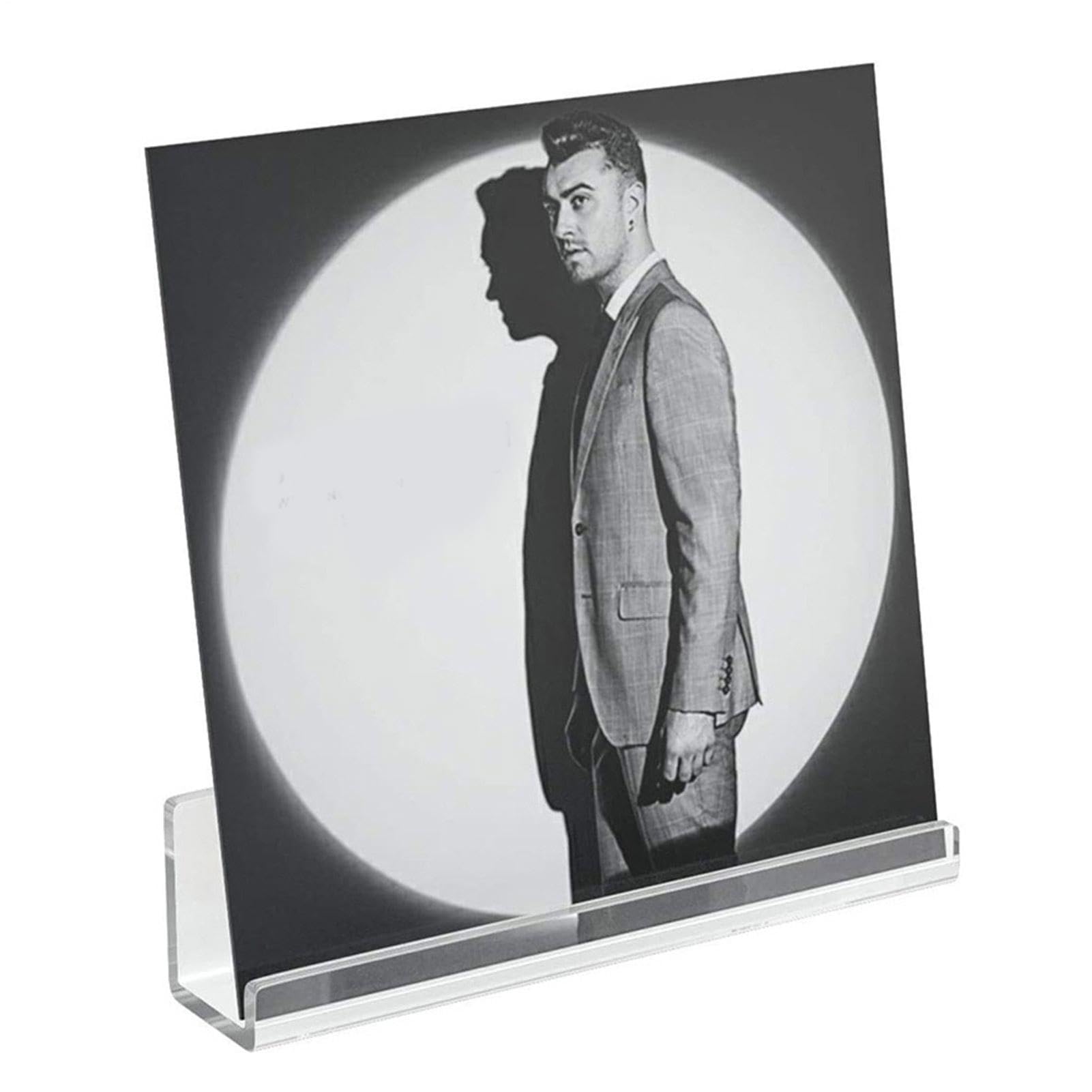 Soporte De Pared De Vinilo - Estante Flotante Sin Perforación,Pantalla De Pared Para Colección De Platos,Para Moderna Sala De Estar Dormitorio Apartamento Amantes De La Música Coleccionistas Libros Y