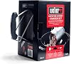 Weber 1131004 Go-anywhere Portable BBQ, Black, 415.0 mm*550.0 mm*280.0 mm & 17631 Chimney Starter Set