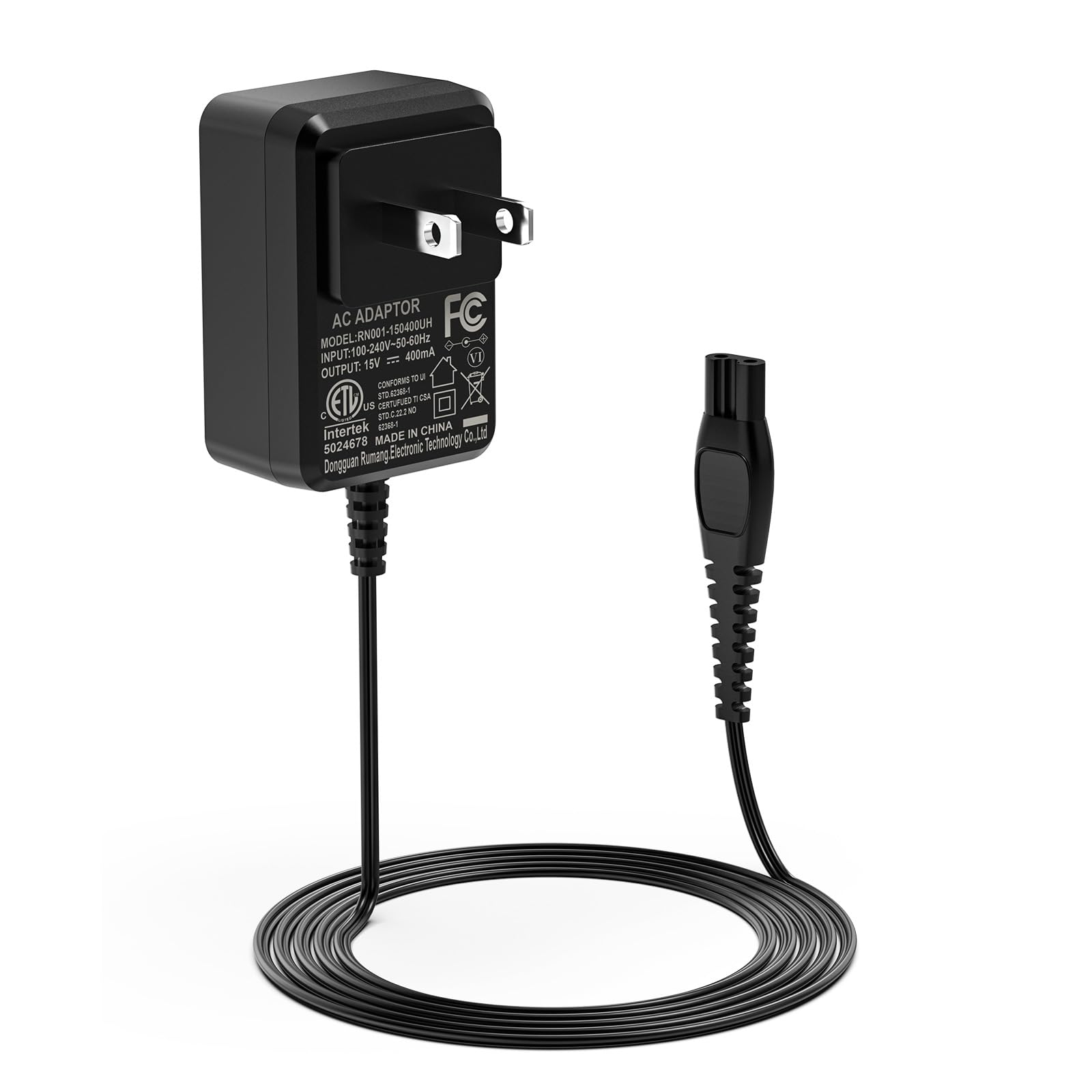 15V Charger Cord Fit for Philips Norelco HQ8505 9000 7000 5000 3000 Series mg5750 mg7790 Electric Shaver Razor Adapter Power Supply Cord