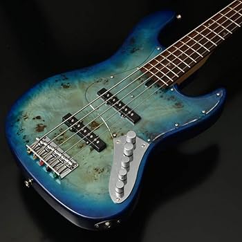 Amazon | Bacchus WJB5-BP/Act BL-B 5弦ベース アクティブPU ブルー