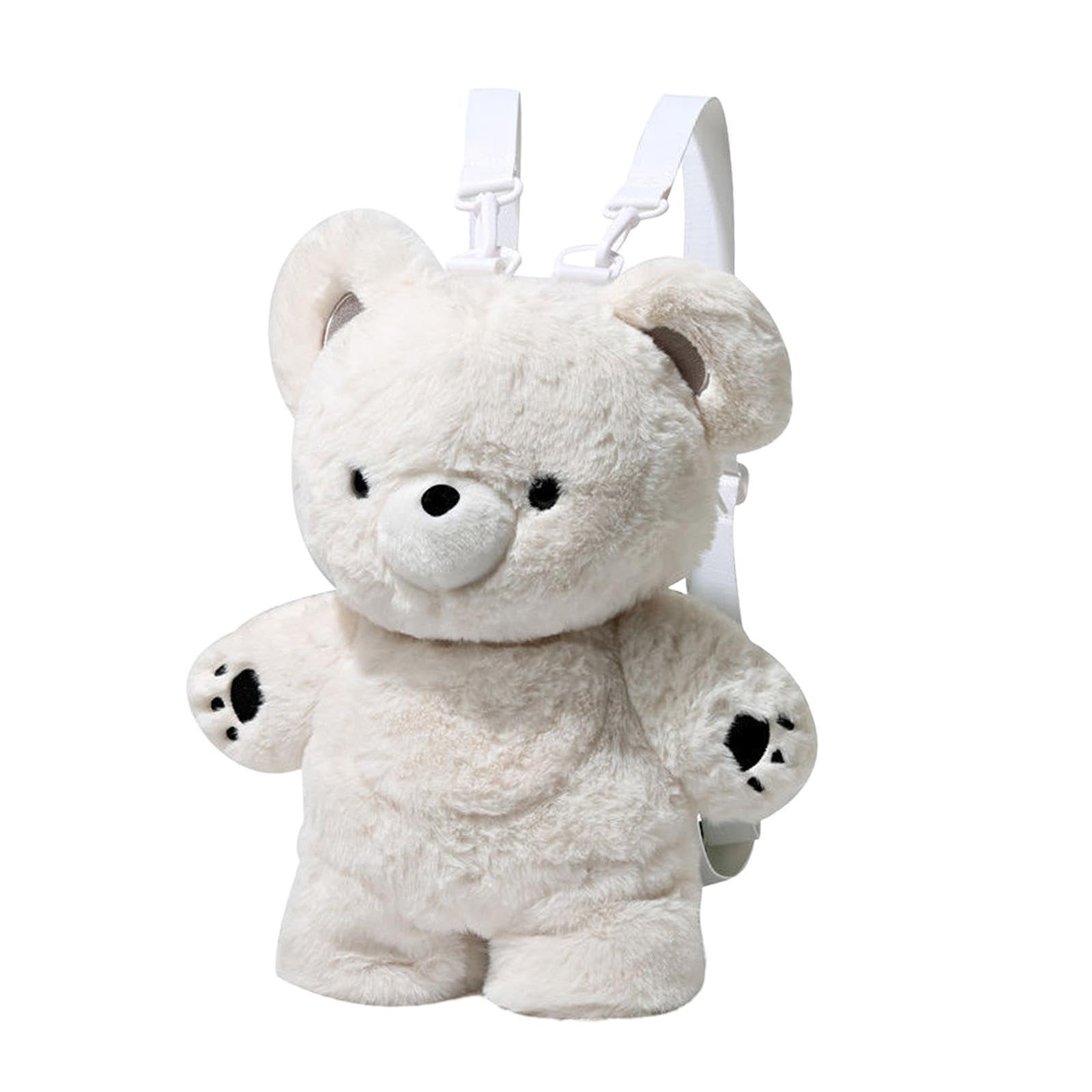 nivaa Plush Bear Backpack Casual Stuffed Animal Backpack Cartoon Stylish Schoolbag-picture-12