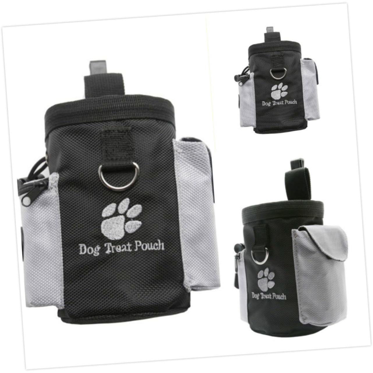 Sosoport 3pièces Entraînement Pour Animaux De Compagnie Sacoche à Friandises Avec Cordon De Serrage Pour Transporter Jouets Nourriture Et à Déjections Pratique Et Ergonomique