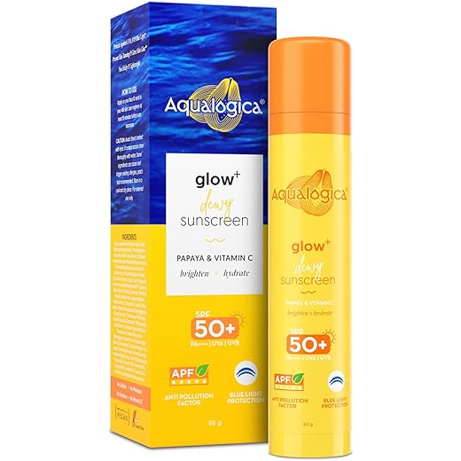 Aqualogica Glow+ Dewy Sunscreen Gel SPF 50+