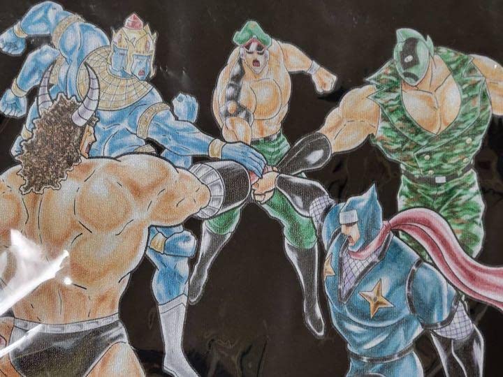 キン肉マン　木版画　超人血盟軍　限定29枚 夏の終わりの29（にく）の日イベント キン肉マン公式オンライン