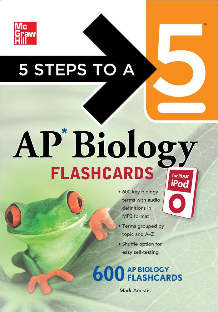 Buy 5 Steps to a 5 AP Biology Flashcards for Your iPod with MP3/CDROM
