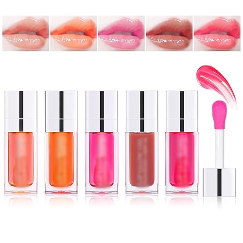 CORDYGLOW Aceite hidratante para labios aceite de labios tintado hidratante para el cuidado de los labios brillo de labios suave aceite de labios