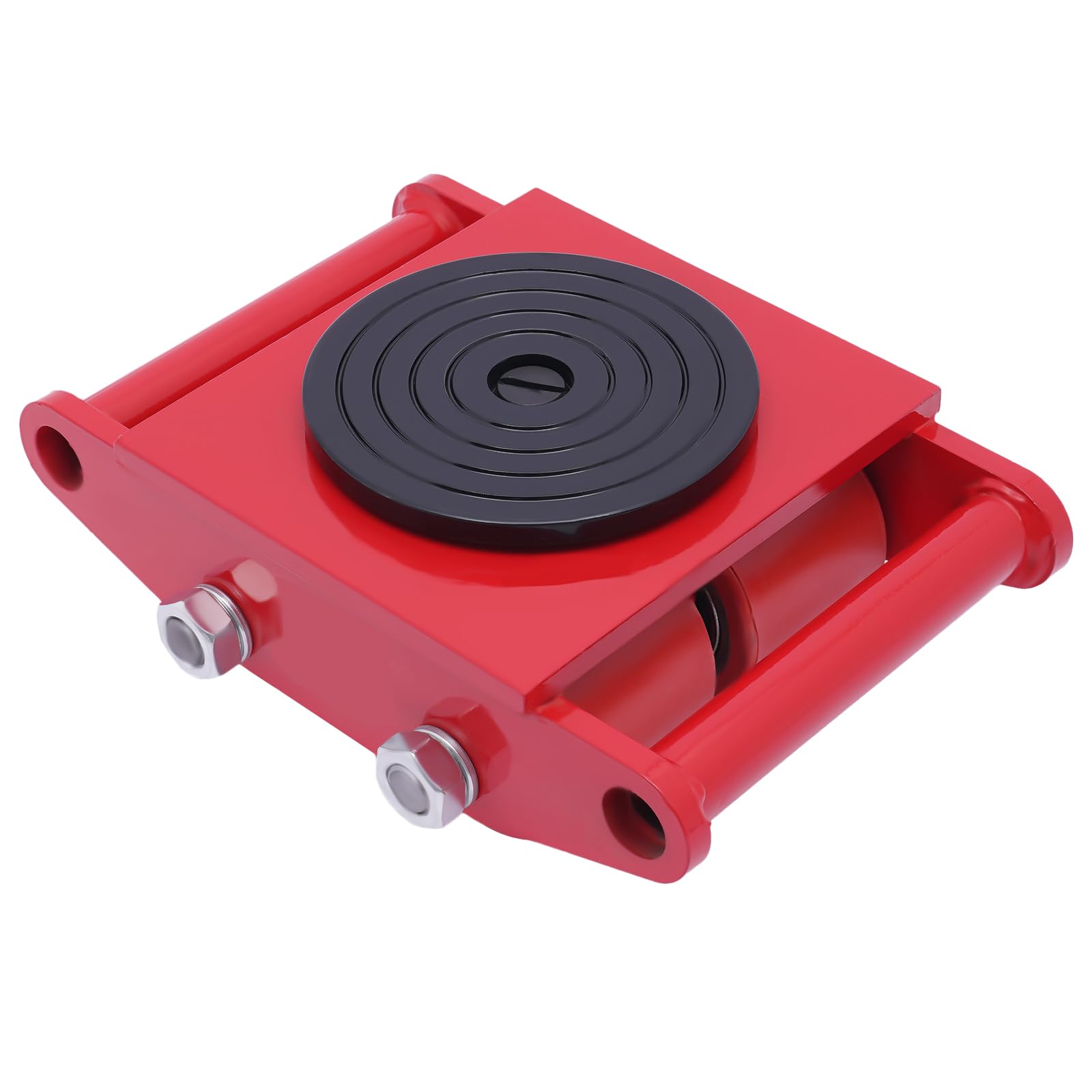 6T Möbelrollen Klein Möbelroller Transportroller Möbel Transportrollen Schwerlast Möbelheber, Möbeltransportrollen Rollen für Möbel, Möbelgleiter für Schwere Möbel (Rot)