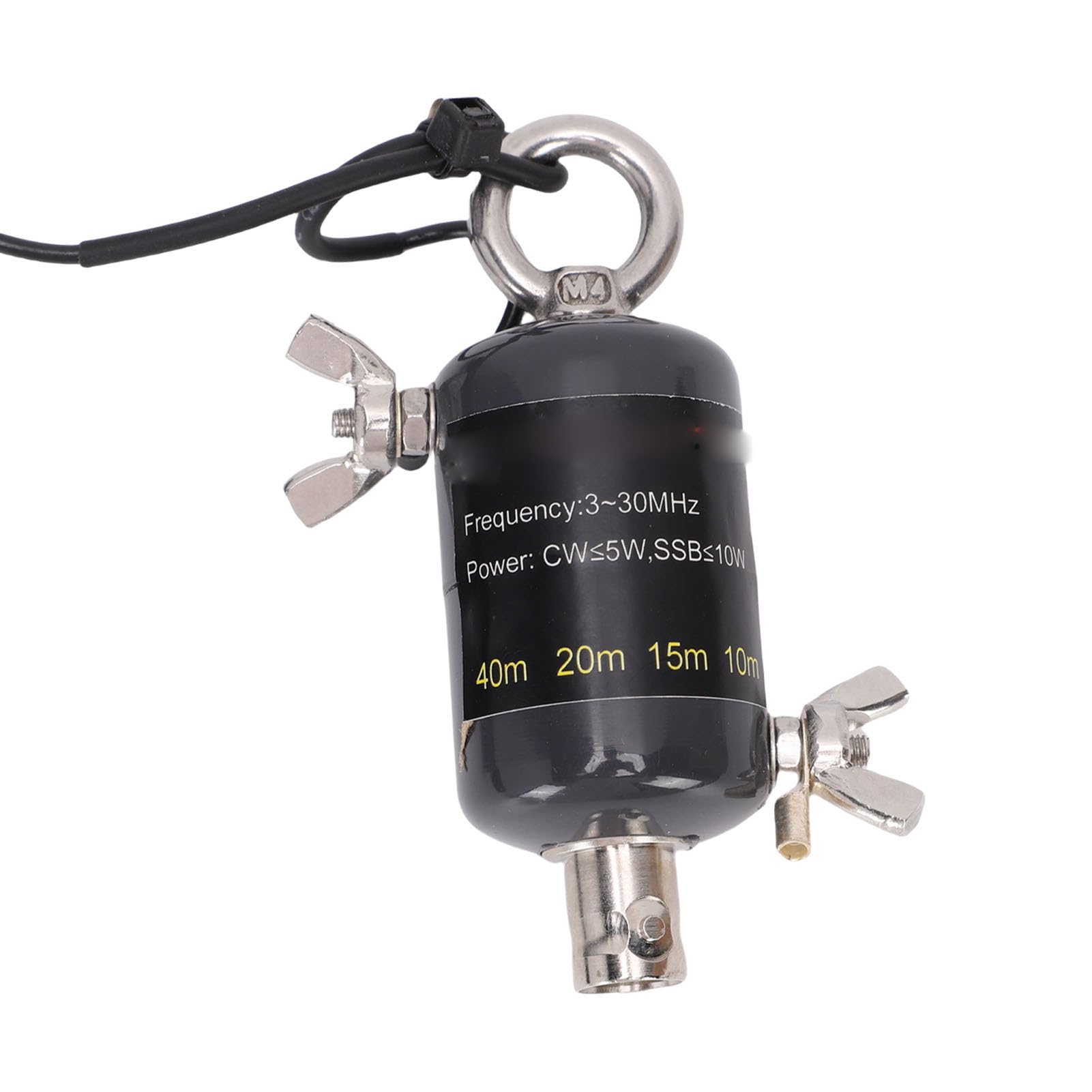 Fafeicy Antena de Onda Corta de Bolsillo QRP K5 de 3-30 MHz, Alimentación Final de Banda Ancha, Media Onda con Bolsa de Almacenamiento para Comunicación Portátil de Implementación Rápida
