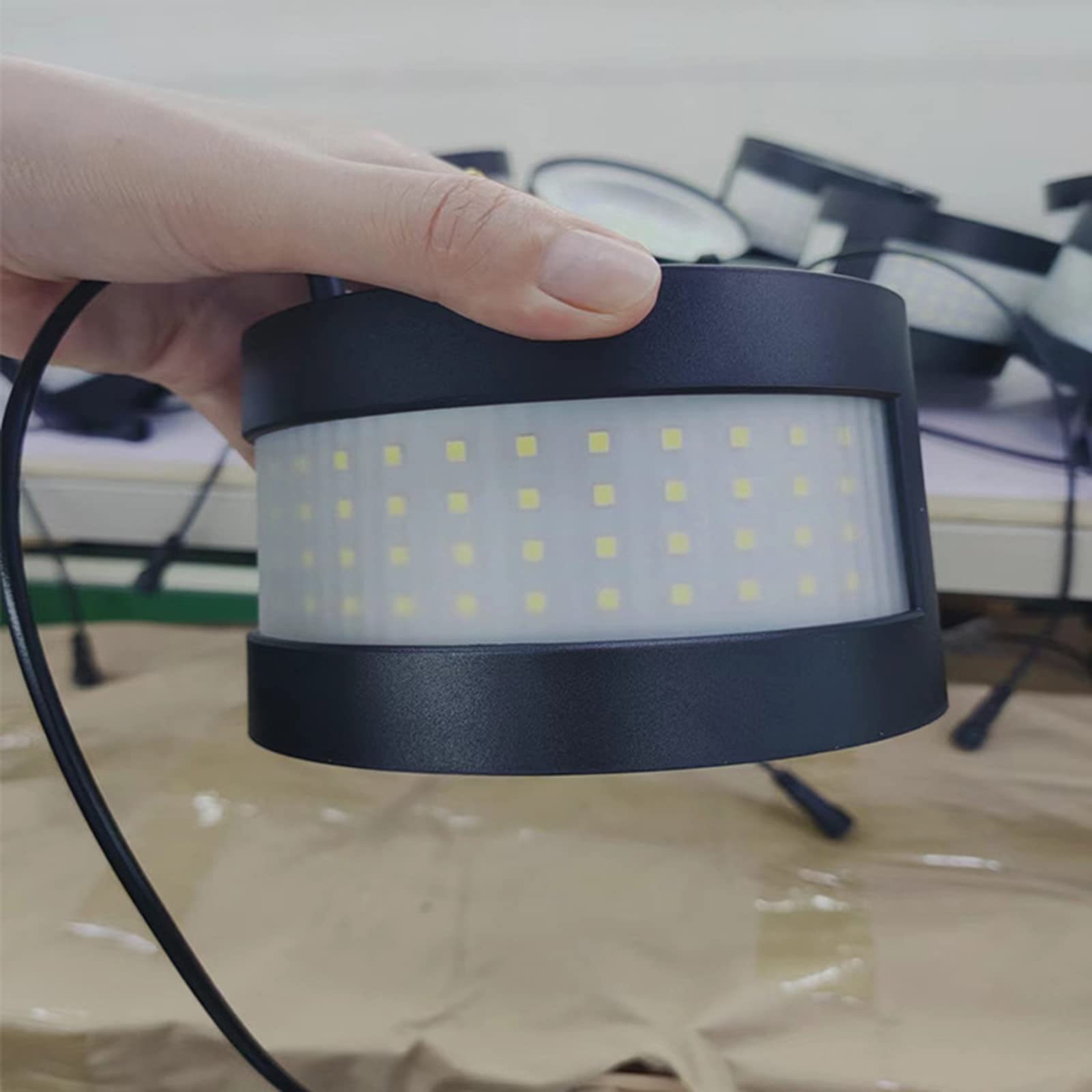 Luz Colgante Solar Con Control Remoto, Interior Al Aire Libre 3 Modos LED Iluminación Colgante Con Brillo Lateral, IP65 Luz Solar A Prueba De Agua Para Jardín Patio Camping