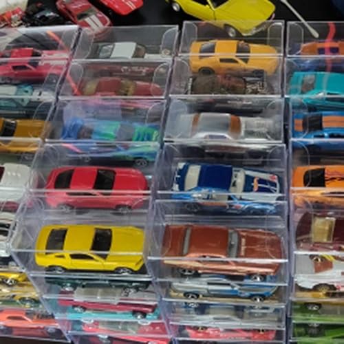 Miniatura 7 de Generic 50 cajas de exhibición de automóviles de juguete caja transparente de PVC de plástico caja de exposición caja organizadora de autos de