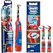 Produktbild SPAR-SET: 1 Braun Oral-B Stages Power Kids cls Batterie-Zahnbürste Kinder DB4.510.K Disney CARS + 2er Stages Power Aufsteckbürsten CARS