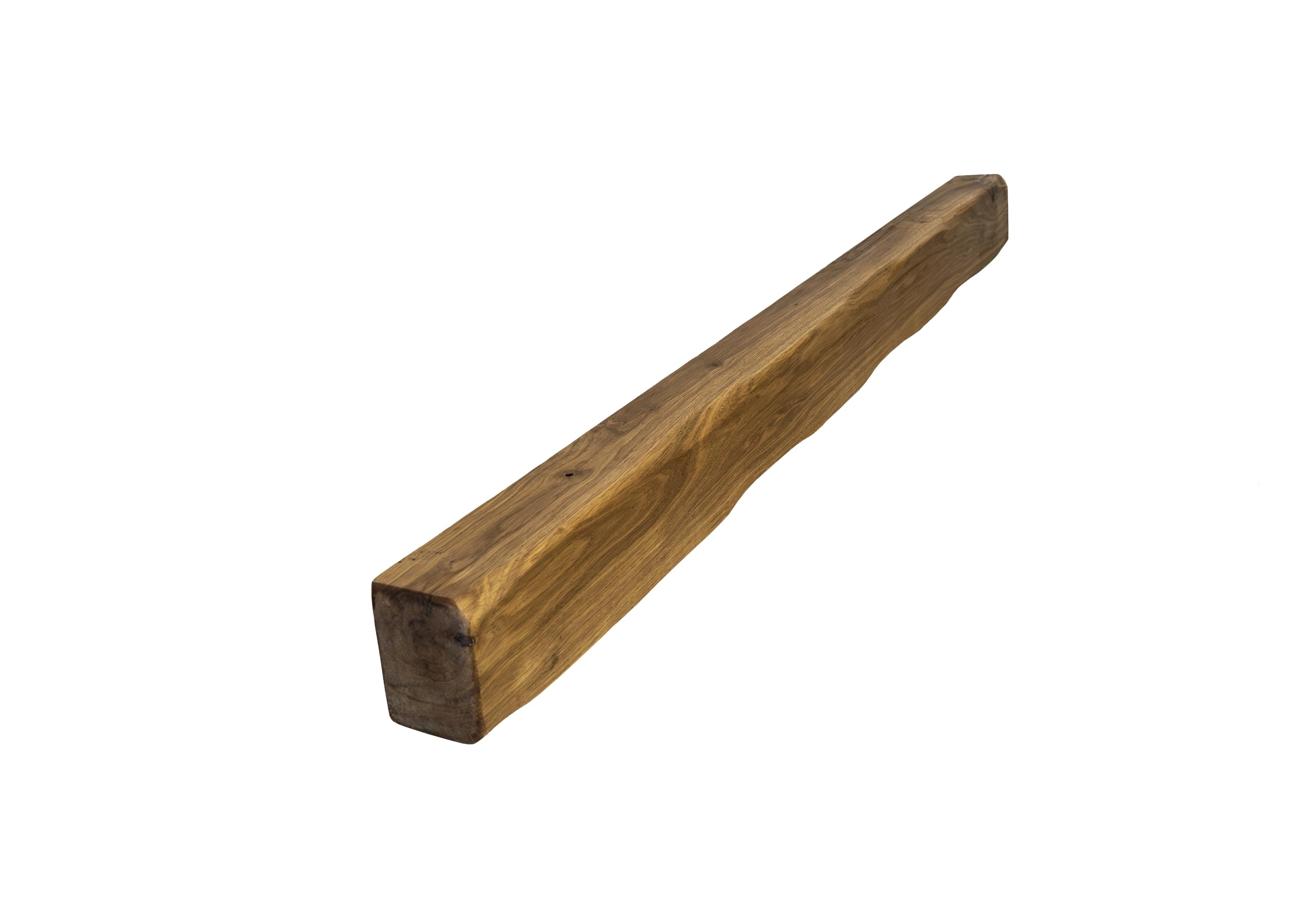 oakleys oak Solid Oak Beams for Fireplaces- Oak Floating Shelf for Home Decor- Rustic Shelves to Decorative Logs for Fireplace- Lightly Worked- Beam Size(120x7.5x10) Cm — image 1