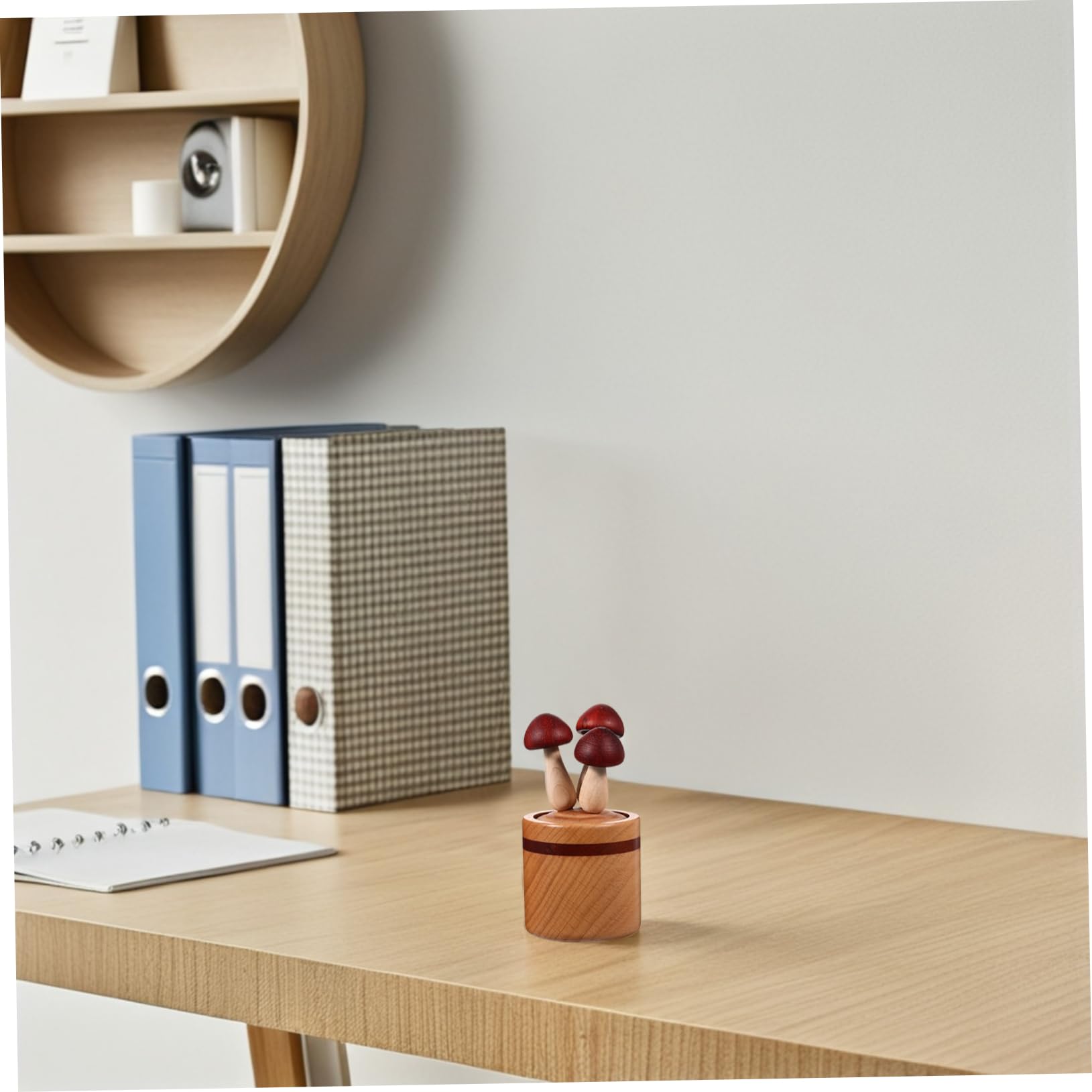 Holz Aroma Diffusor in Pilzform für Ätherische Öle