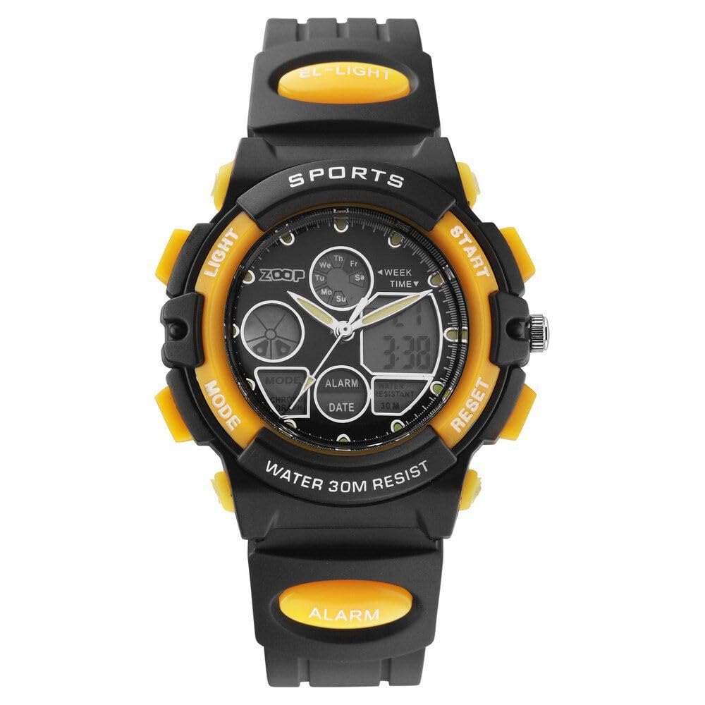 Zoop by Titan AnaDigi Quartz Analog Digital Black Dial Plastic Strap Watch for Kids-16033PP01W (B0CW9X4J43) Amazon Price History, Amazon Price Tracker