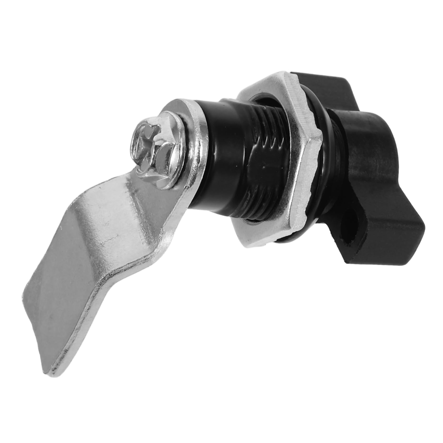 HOMOCONO Versatile Black T-Handle Lock Offset Cam Latch for Swing Knob Toolboxes and Machine Cabinets