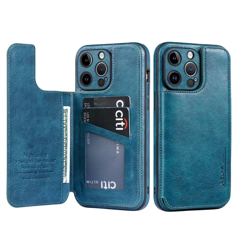 Étui en cuir iPhone 11 Pro Max portefeuille magnétique rétro - 8