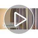 Image of Tranquebar Curtain Co. Window Curtains 5 Feet, 60-65% Room Darkening,Lavender Bird Print, Cotton Curtains for Window, Cotton Curtains 5 Feet Long Set of 2, BackTab Loops,Pihu (152 cm) - Set of 2