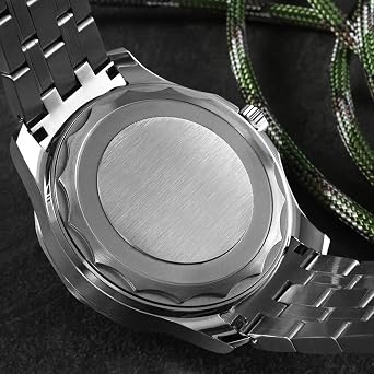 San Martin SN0088G Stainless Steel Men Luxury Diver Watch YN55 Automatic Mechanical Sapphire Glass Wristwatch, green