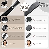 Vista 4 de Balaustres curvos de cubierta, barandilla de cubierta de aleación de aluminio de 29.5 x 1 pulgadas para cubierta compuesta, balaustres de escalera