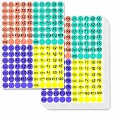 Zacool 3500 PCS Yard Sale Price Stickers Garage Sale Stickers Flea Market Pricing Stickers Round Bri