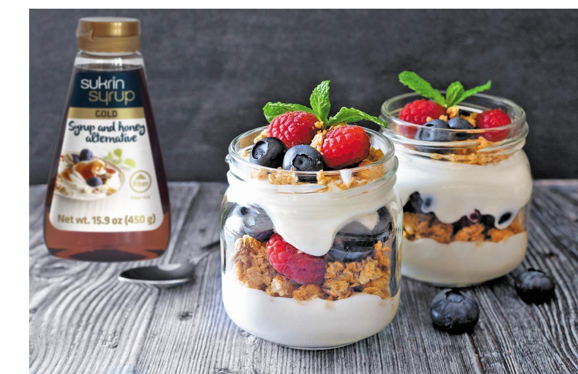 Sukrin Gold and Syrup Bundle - Low Carb Keto Brown Sugar and Syrup Alternative (Gold)